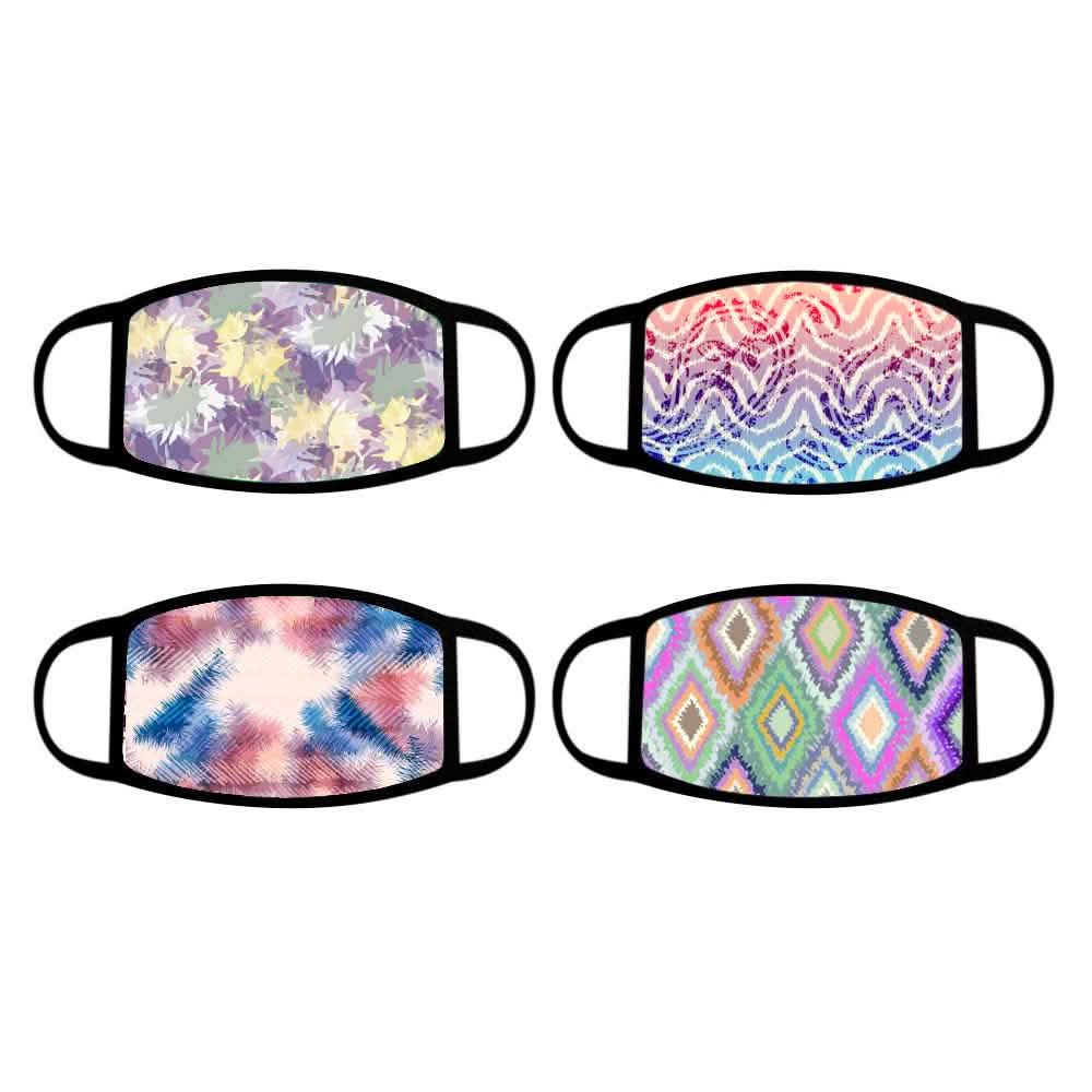 4-Pack: Reusable Cotton Face Mask
