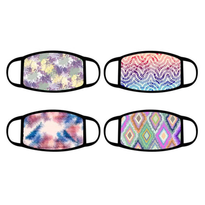 4-Pack: Reusable Cotton Face Mask