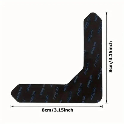 4-Pack: Reusable Non-Slip Carpet Rug Stickers