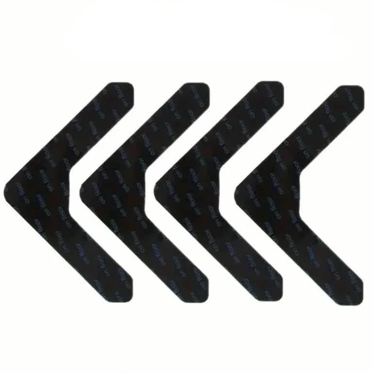 4-Pack: Reusable Non-Slip Carpet Rug Stickers