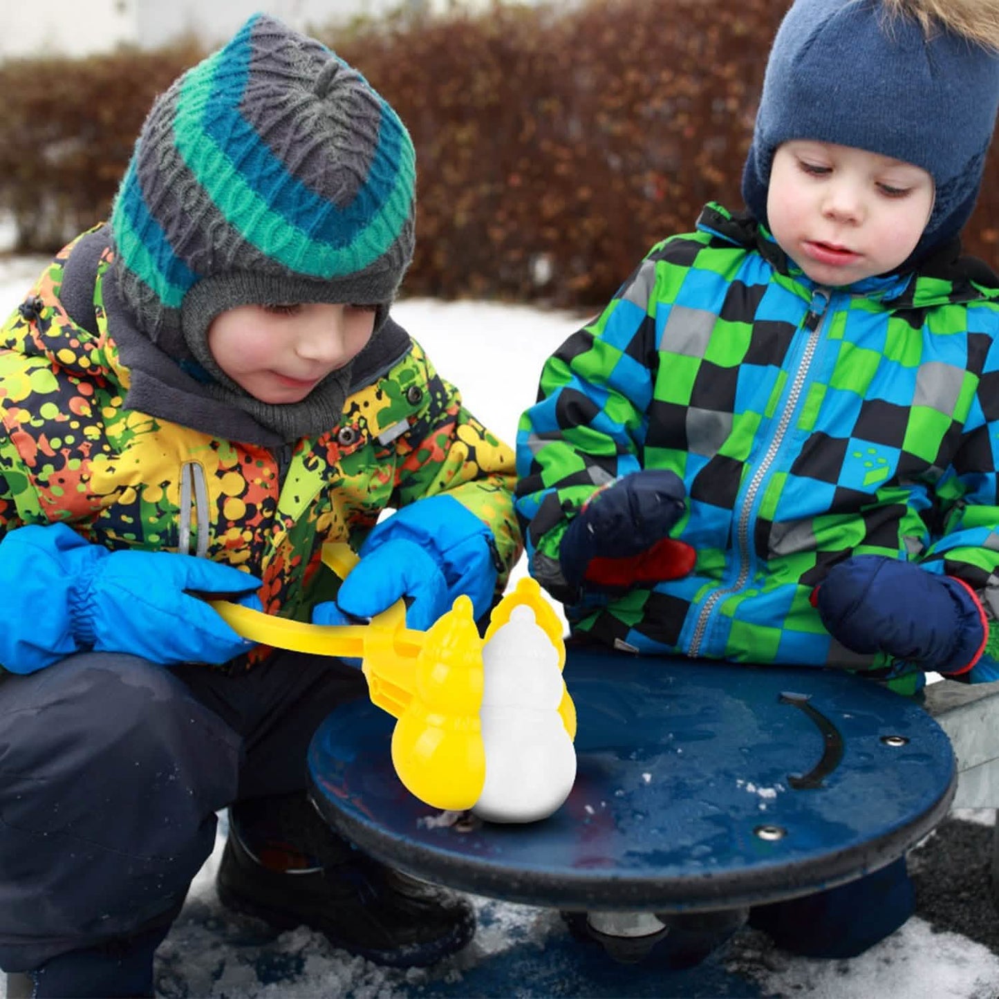 4-Pack: Snowball Makers Set Clip Snow Molds