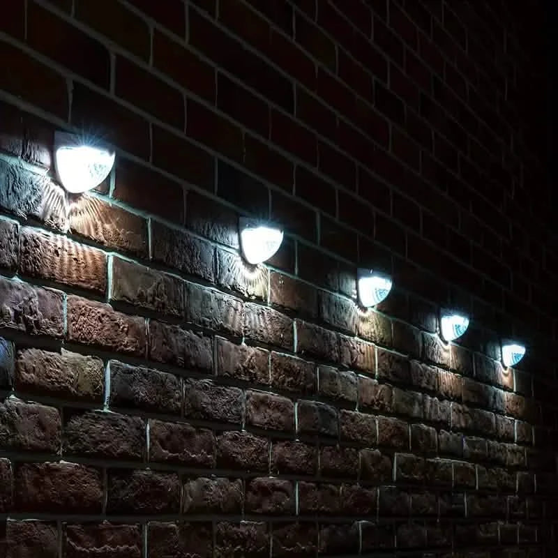 4-Pack: Solar Fence Lights Solar Deck Lights
