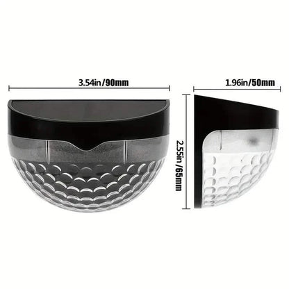4-Pack: Solar Fence Lights Solar Deck Lights