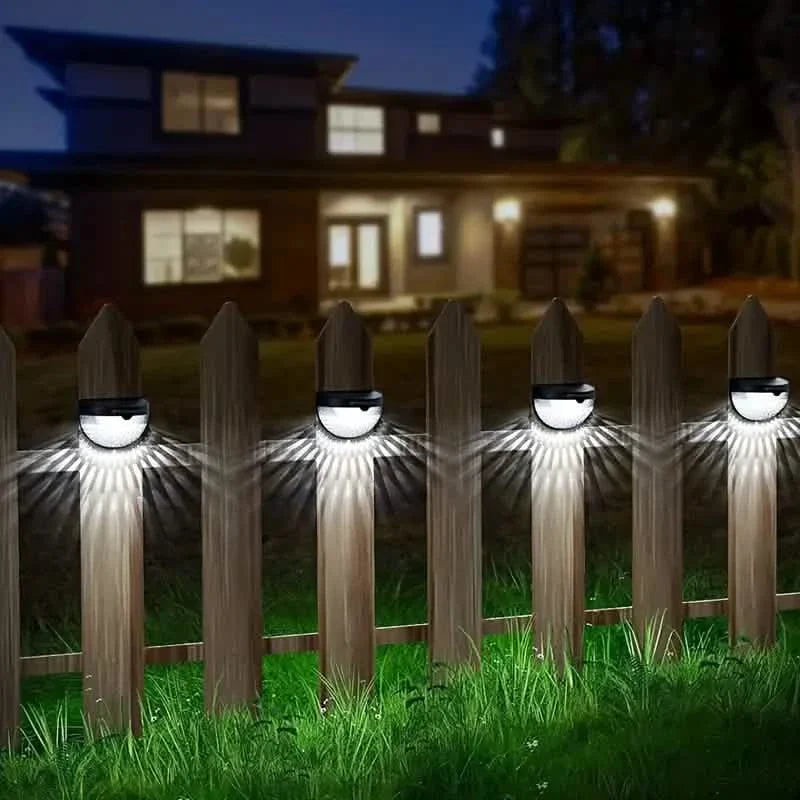 4-Pack: Solar Fence Lights Solar Deck Lights