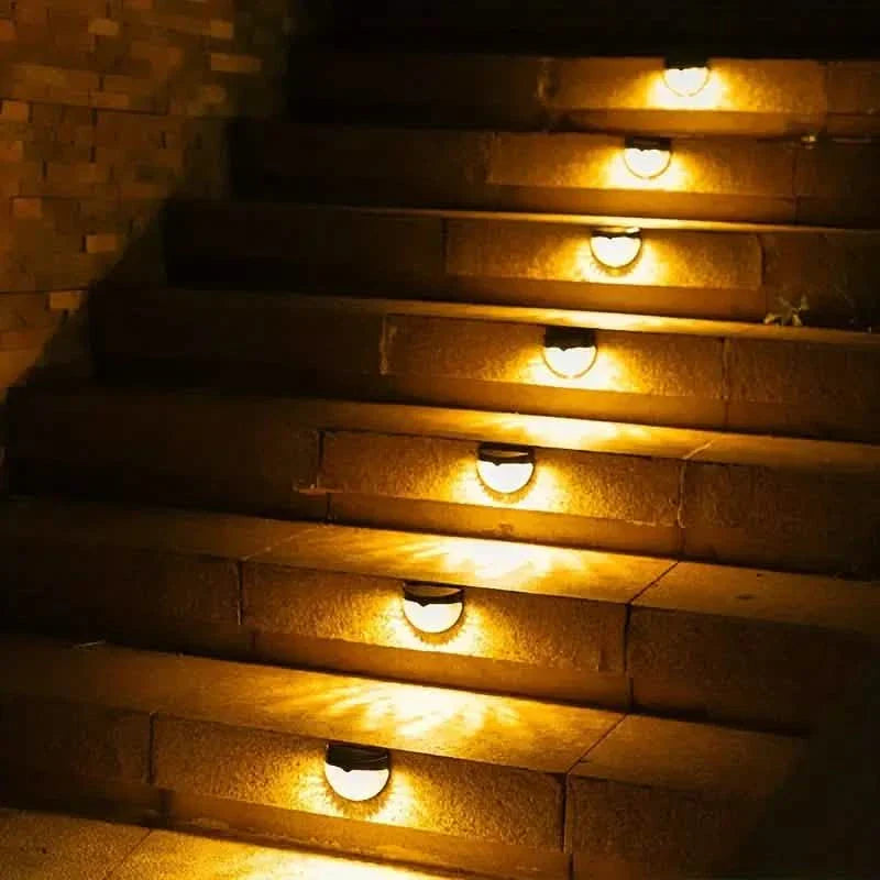 4-Pack: Solar Fence Lights Solar Deck Lights