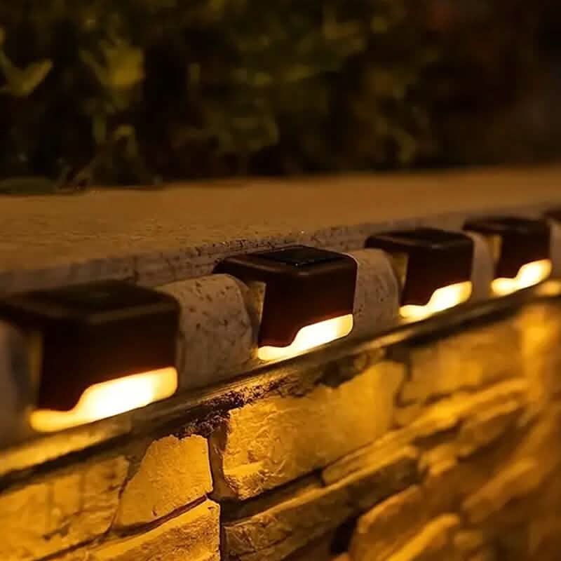 4-Pack: Solar Outdoor Garden Deck Lights