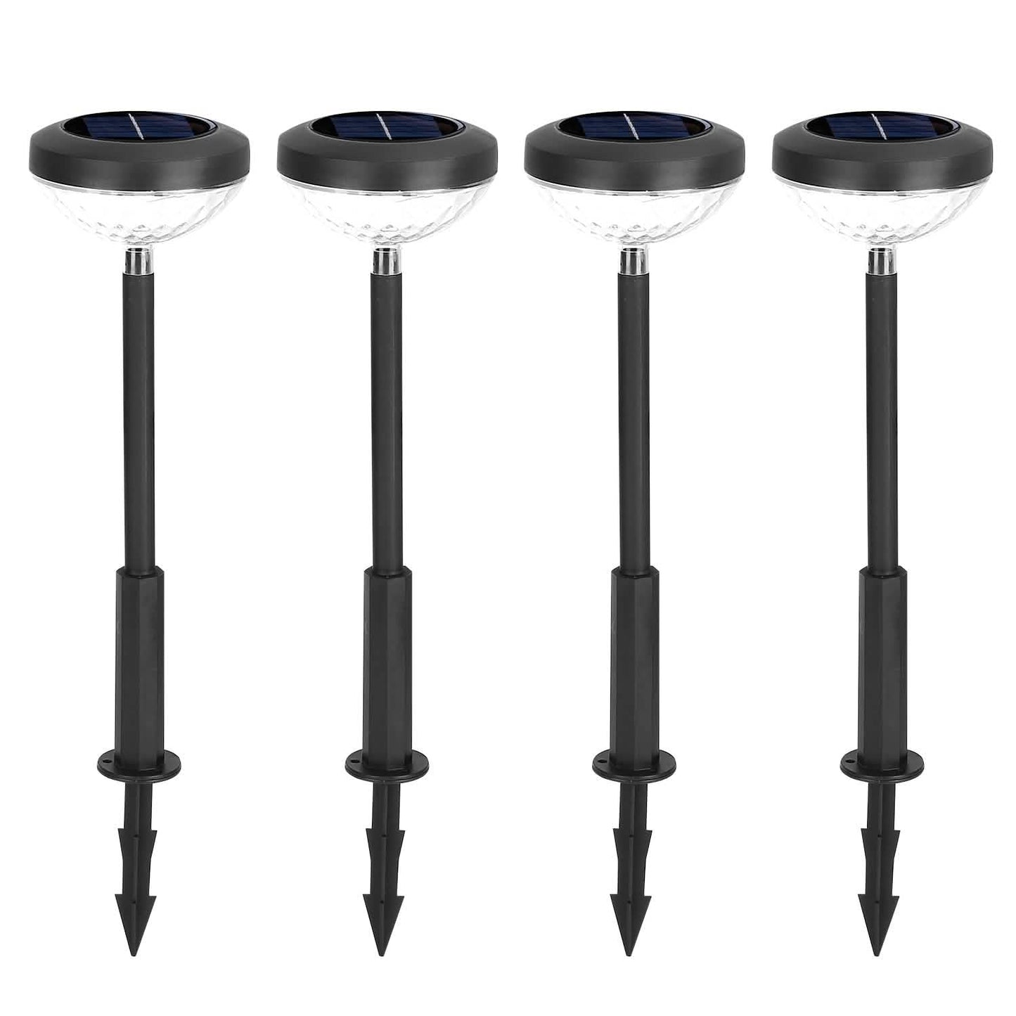 4-Pack: Solar Pathway Color Changing Garden Light