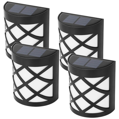 4-Pack: Solar Power LED Fence Light