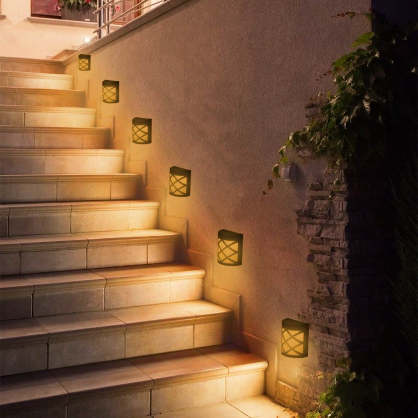 4-Pack: Solar Power LED Fence Light