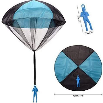 4-Pack: Tangle Free Throwing Toy Parachute