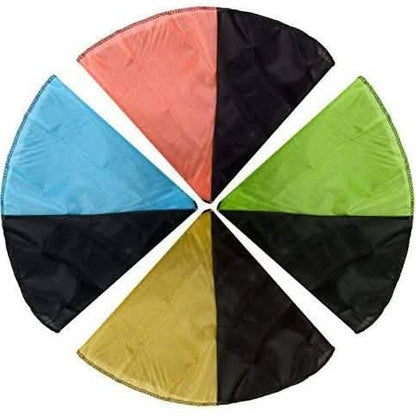 4-Pack: Tangle Free Throwing Toy Parachute