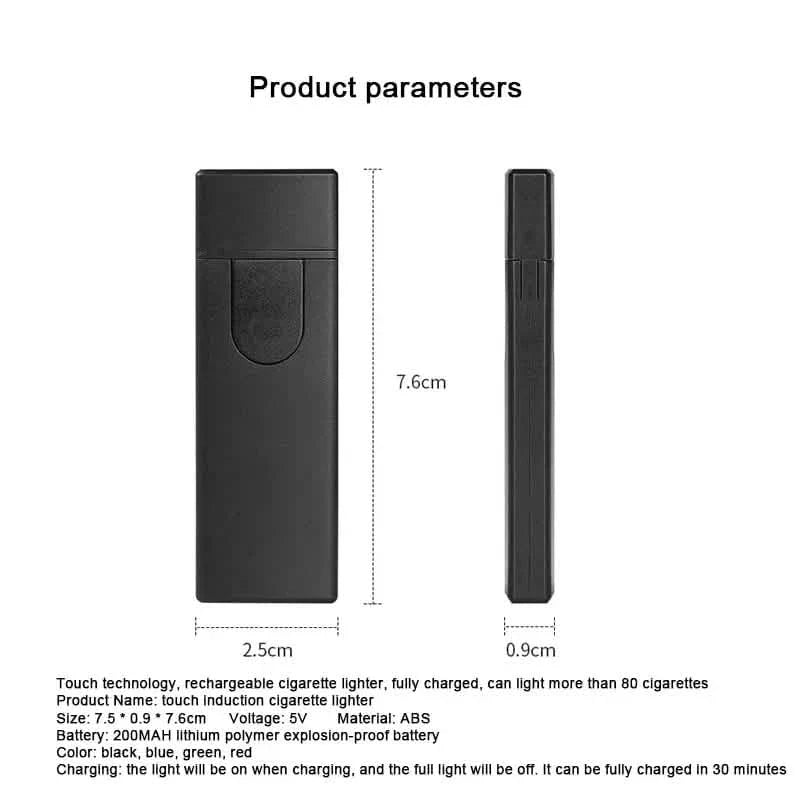 4-Pack: Touch Sensing USB Charging Lighter