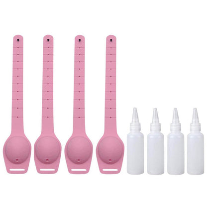 4-Pack: Travel Silicone Hand Sanitizer Bracelet
