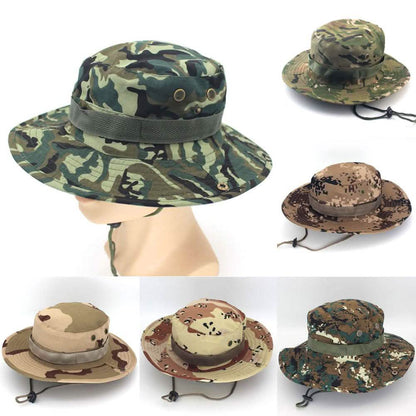 4-Pack: Unisex Camouflage Sun Hat for Outdoors