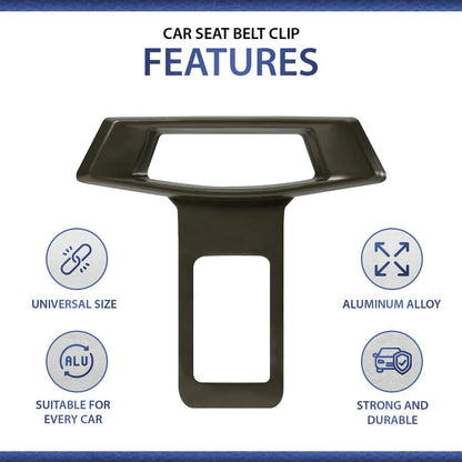 4-Pack: Universal Safety Car Clip Seat Safety Accessories for Most Vehicle, Seat Belts Kit for Cars