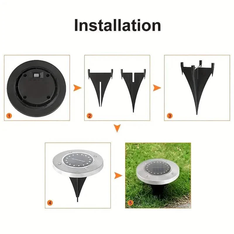 4-Pack: Waterproof Solar Garden Lights