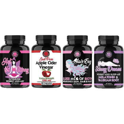 4-Pack: Womens Weight Loss & Wellness Combo