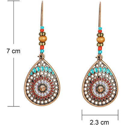 4-Pair: Bohemian Vintage Dangle Earrings