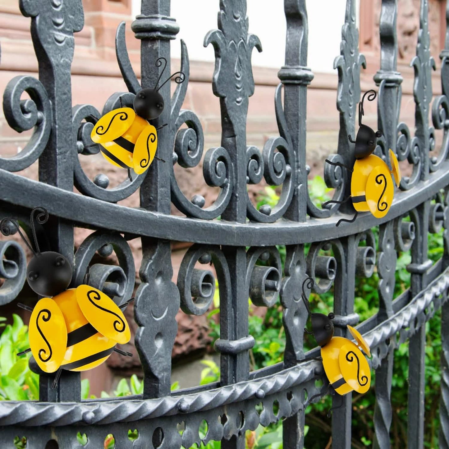 4-Piece: 3D Bumble Bee Ornament Set