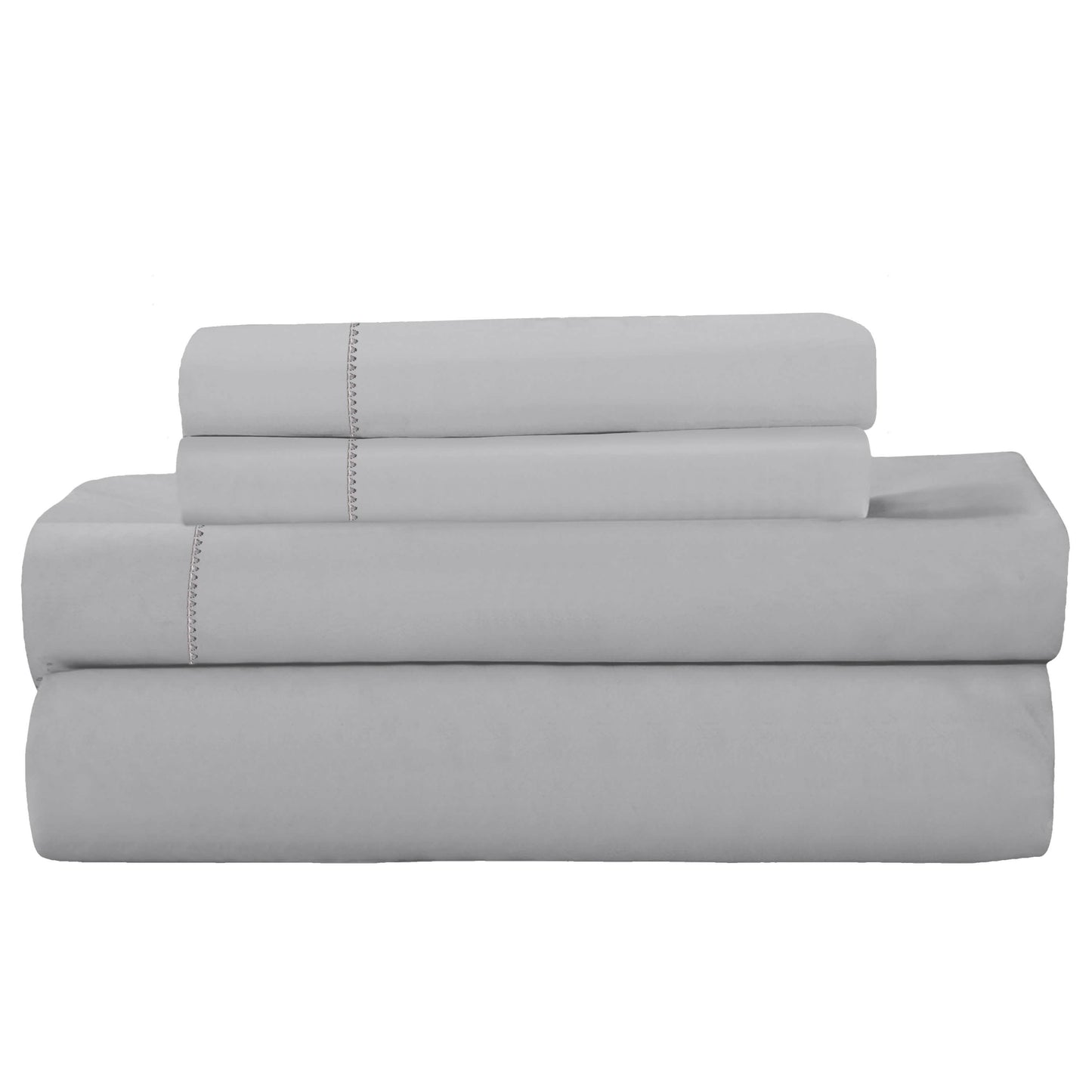 4-Piece: Brushed Cotton Percale Sheet Set