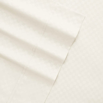 4-Piece: Checkered Embossed Sheet Set