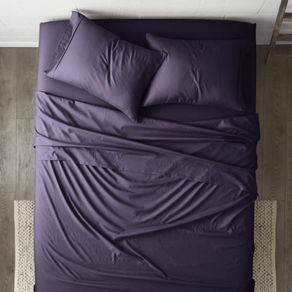 4-Piece: Chevron Embossed Sheet Set