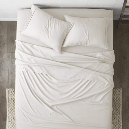 4-Piece: Chevron Embossed Sheet Set