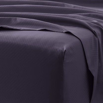 4-Piece: Chevron Embossed Sheet Set