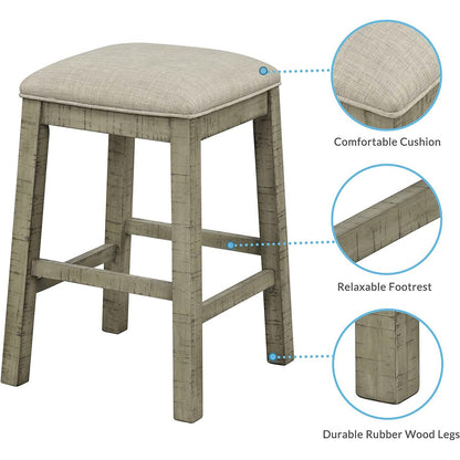 4-Piece: Counter Height Bar Table Set