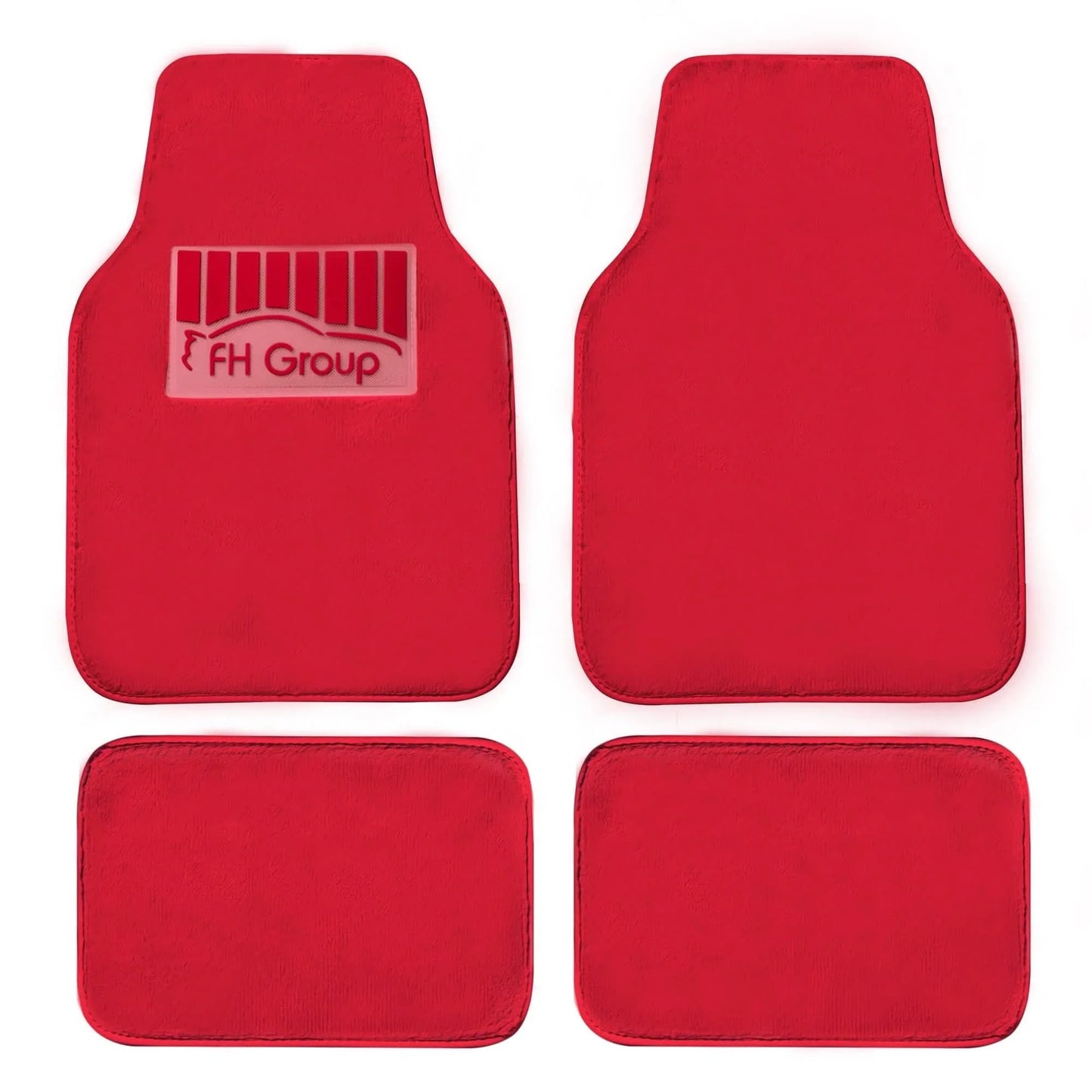 4-Piece: Doe16 Faux Rabbit Fur Non-Slip Floor Mat Set