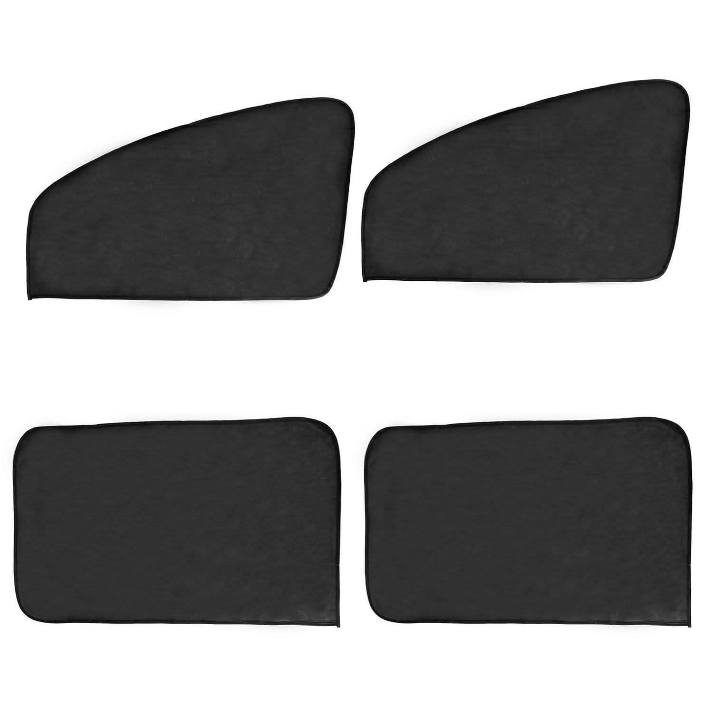 4-Piece: Front Rear Car Window Magnet Covers