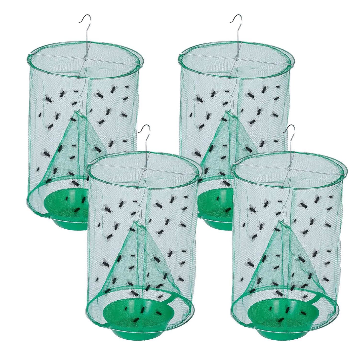 4-Piece: Ranch Fly Trap with Bait Set