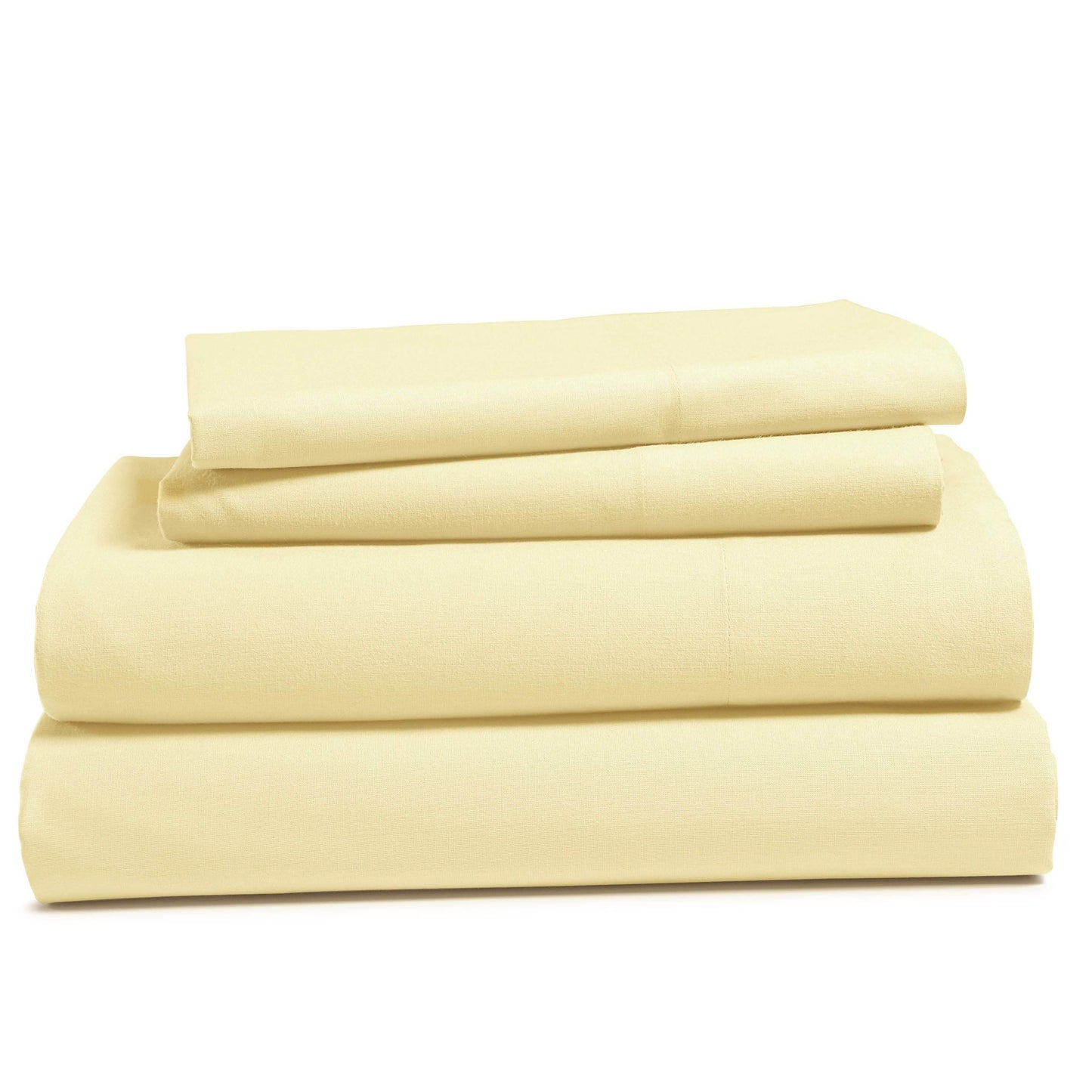 4-Piece Set: 100% Cotton Super Soft Solid Sheet