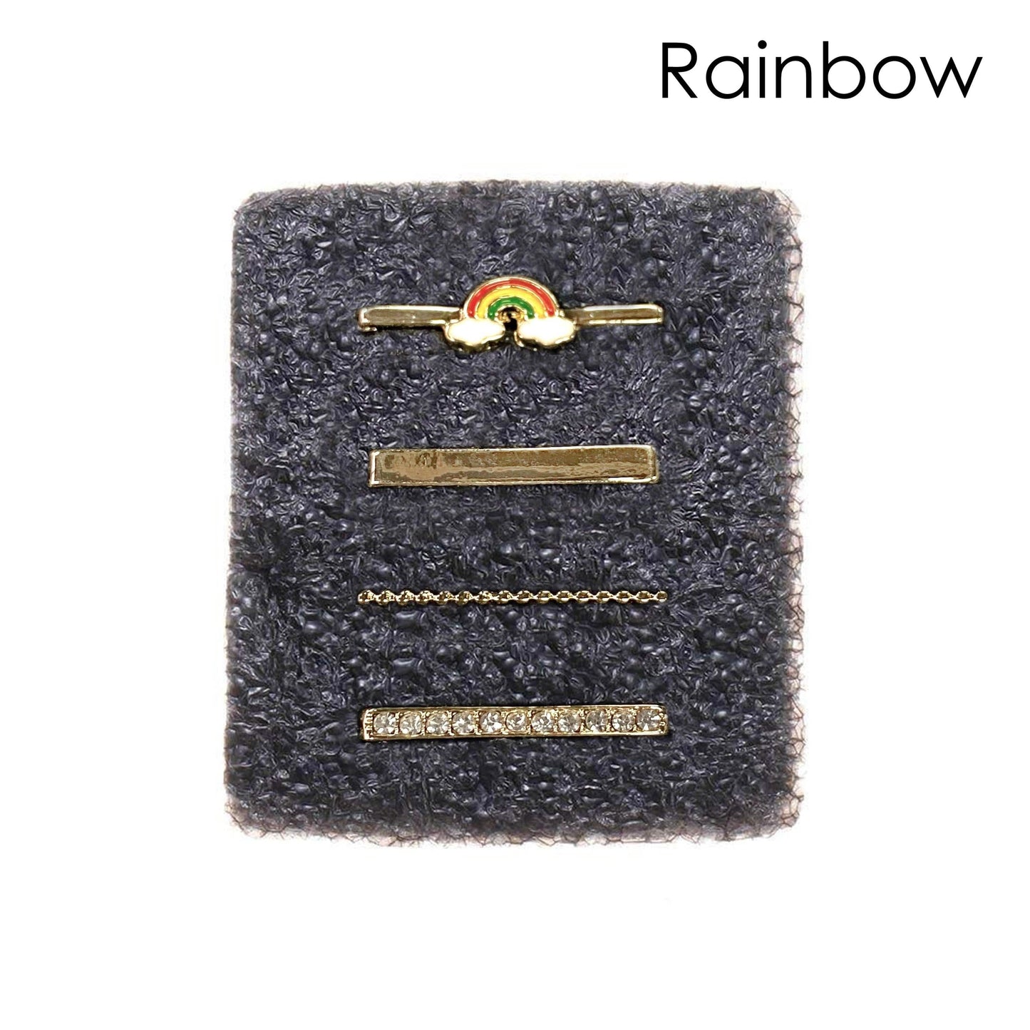 4-Piece Set: Decorative Apple Band Charms