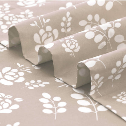 4-Piece Set: Floral Sheets Set Hypoallergenic Microfiber Ultra Soft Bed Sheets
