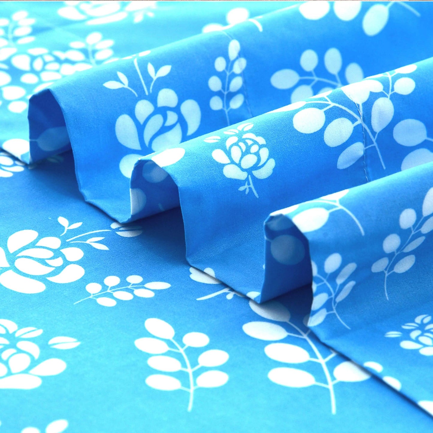 4-Piece Set: Floral Sheets Set Hypoallergenic Microfiber Ultra Soft Bed Sheets