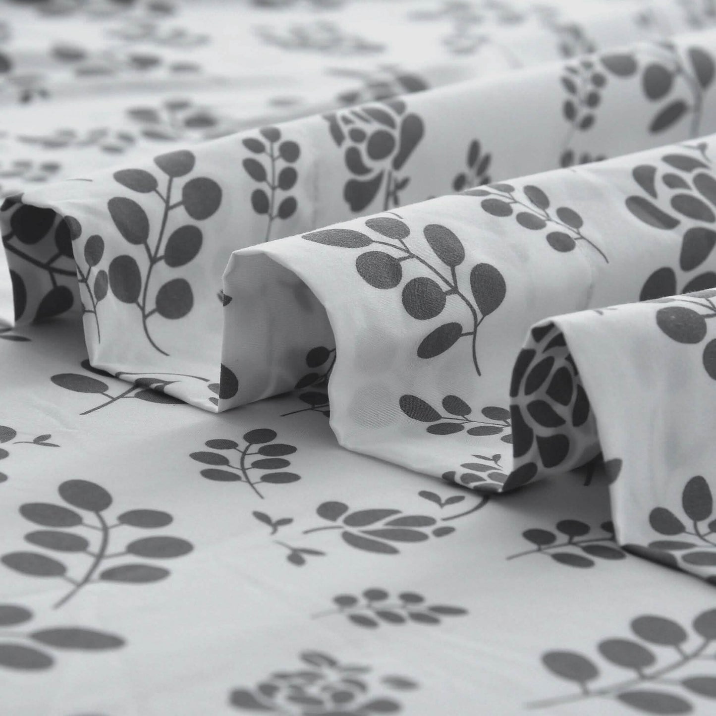 4-Piece Set: Floral Sheets Set Hypoallergenic Microfiber Ultra Soft Bed Sheets