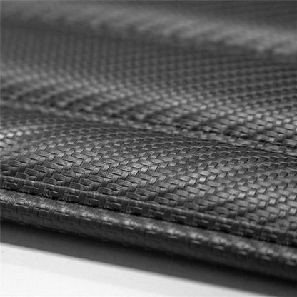 4-Piece Set: Heavy Duty Non-Slip Faux Leather Floor Mats