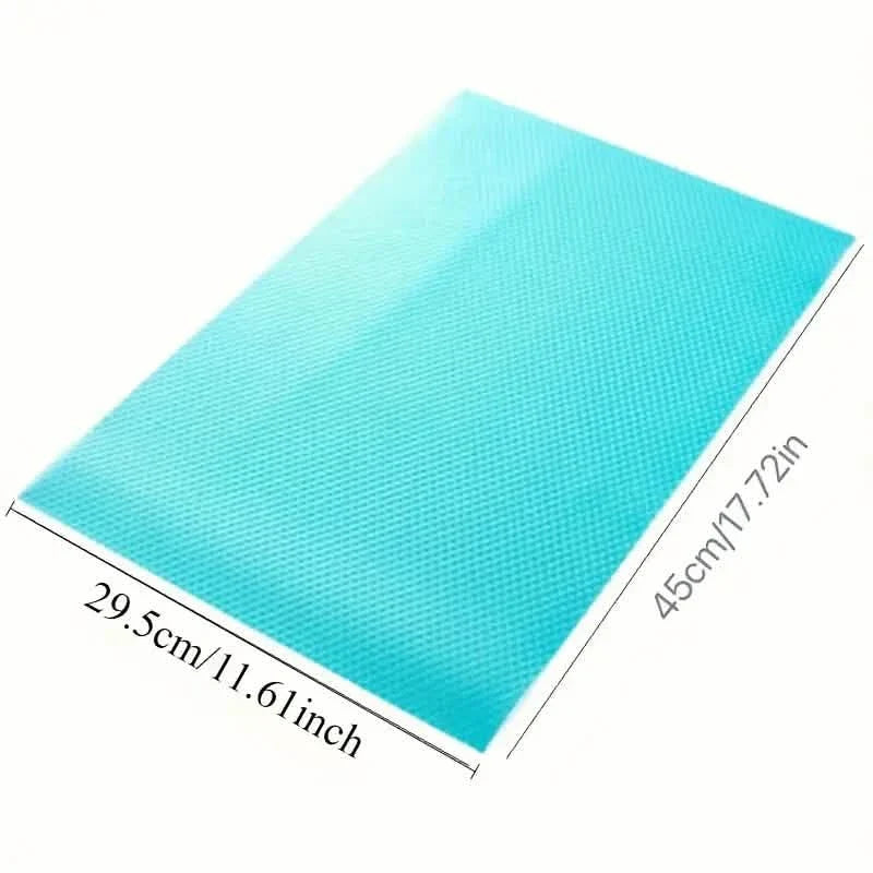 4-Piece Set: High-Quality Refrigerator Liners - Customizable Cabinet Mats