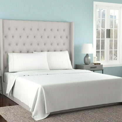 4-Piece Set: Kathy Ireland 300 Thread Count 100% Organic Cotton Percale