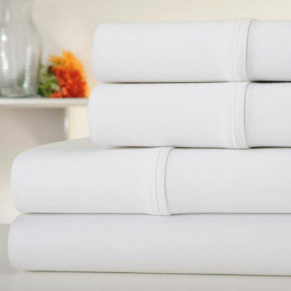 4-Piece Set: Kathy Ireland 300 Thread Count 100% Organic Cotton Percale
