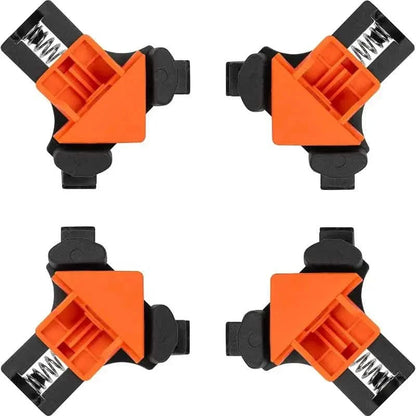 4-Piece Set: Precision 90 Degree Angle Clamps for Woodworking