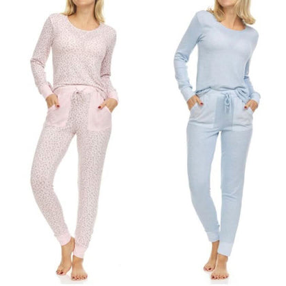 4-Piece Set: Women's Ultra-Soft Long Sleeve Pajama Sets