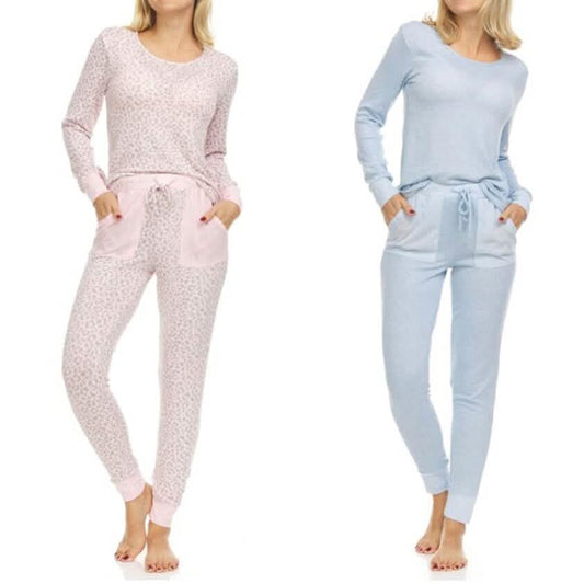4-Piece Set: Women's Ultra-Soft Long Sleeve Pajama Sets
