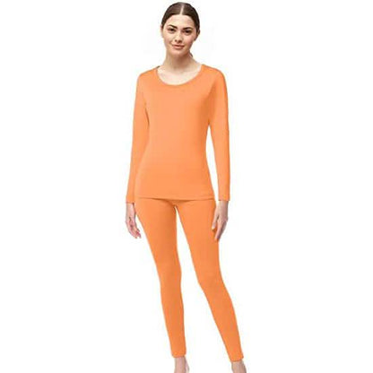 4-Piece Set: Women's Ultrasoft Microfiber Fleece Thermal
