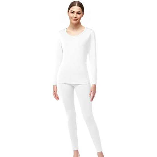 4-Piece Set: Women's Ultrasoft Microfiber Fleece Thermal