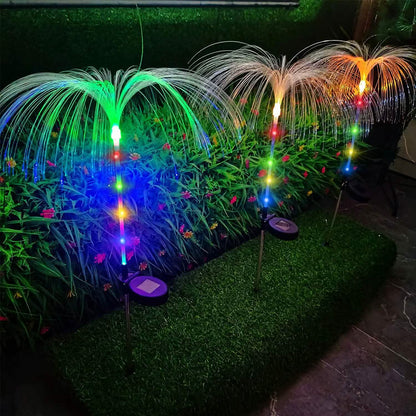 4-Piece: Solar Powered Jellyfish Lights