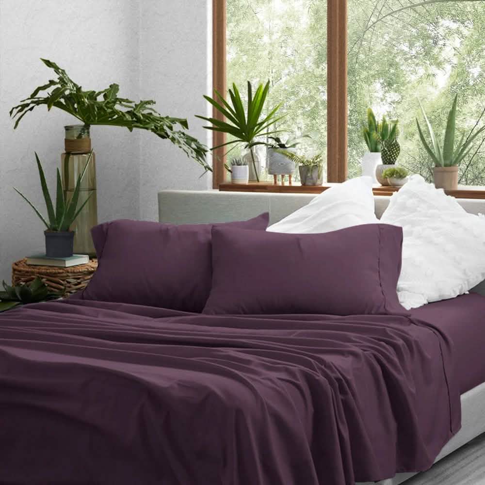 4-Piece: Solid Sheet Set