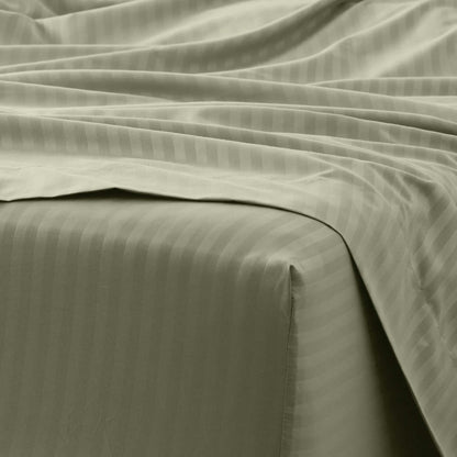 4-Piece Striped Embossed Sheet Set