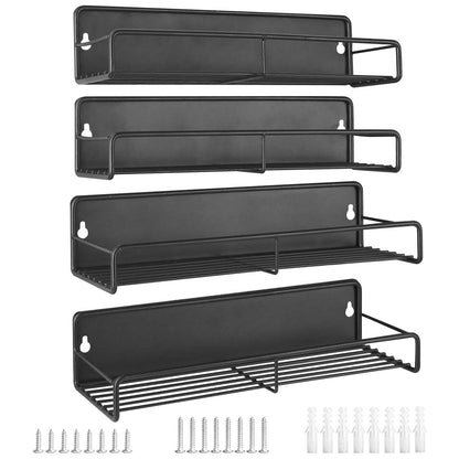 4-Piece: Strong Magnetic Spice Rack Organizer
